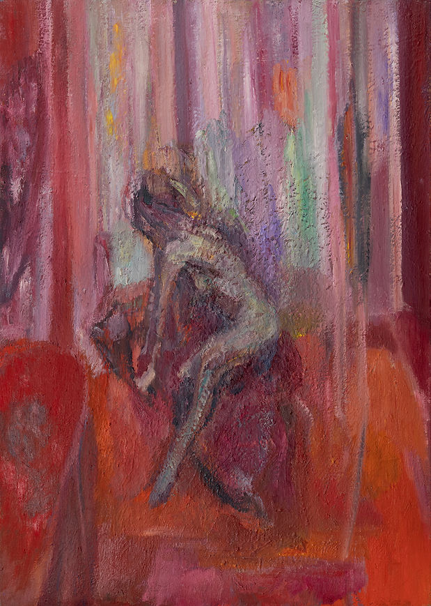 34 J Chuhan 'Interior II' 2022 oil on canvas 105 x 75 cm.jpg