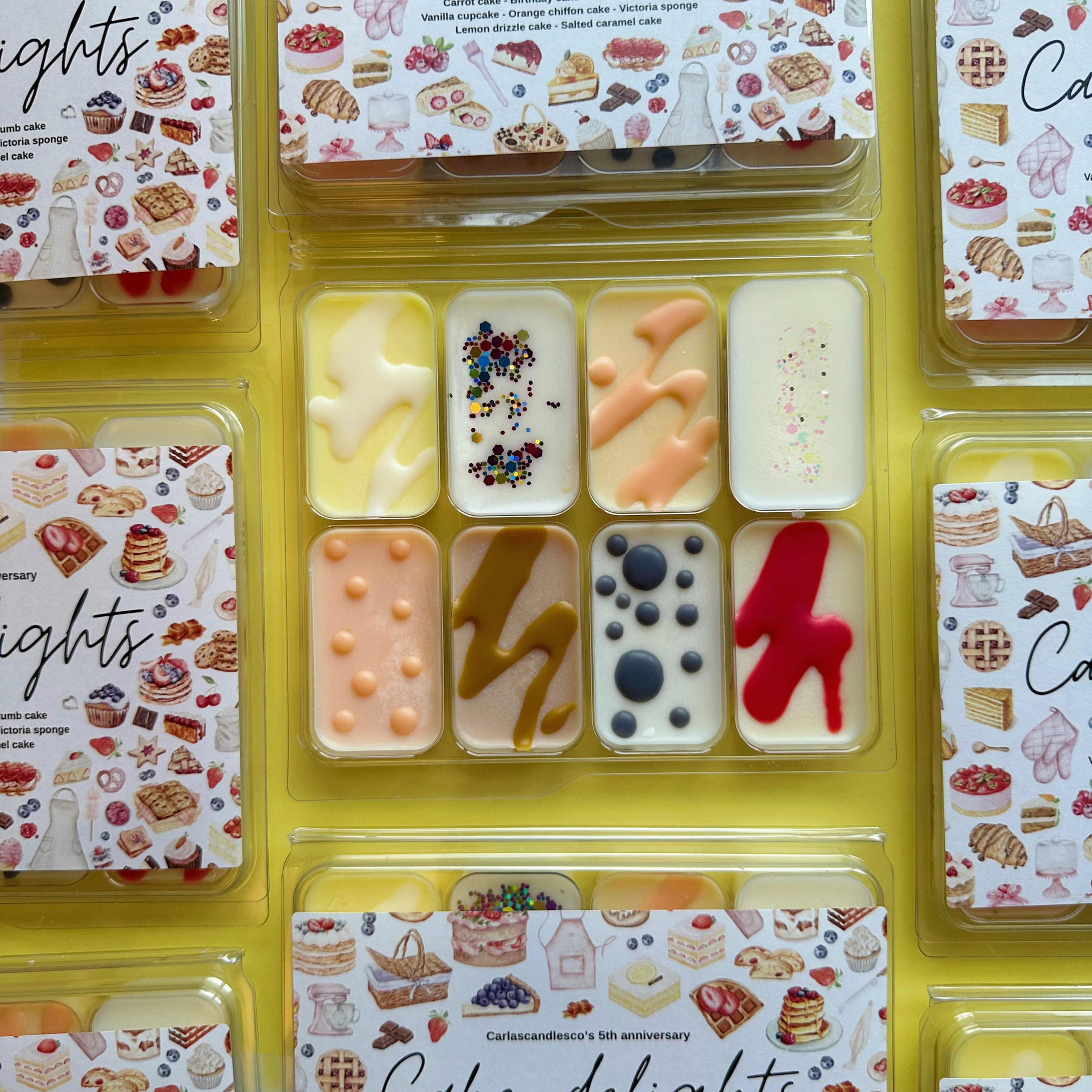 “Cake delights” wax melt gift set 