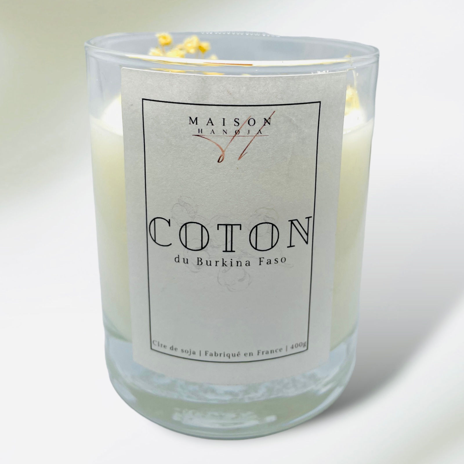 Bougie Parfumée Coton du Burkina Faso