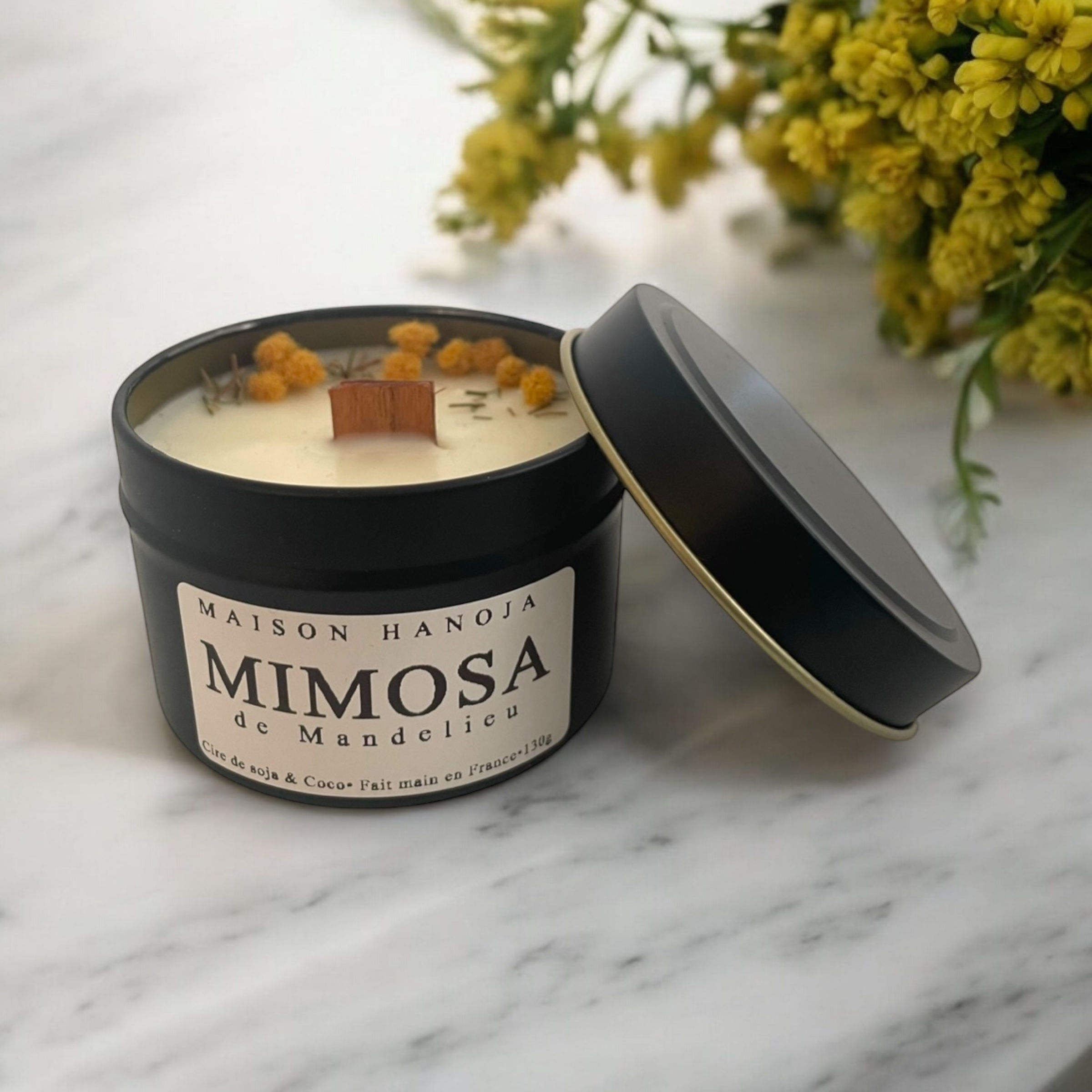 Bougie parfumée Mimosa de Pégomas