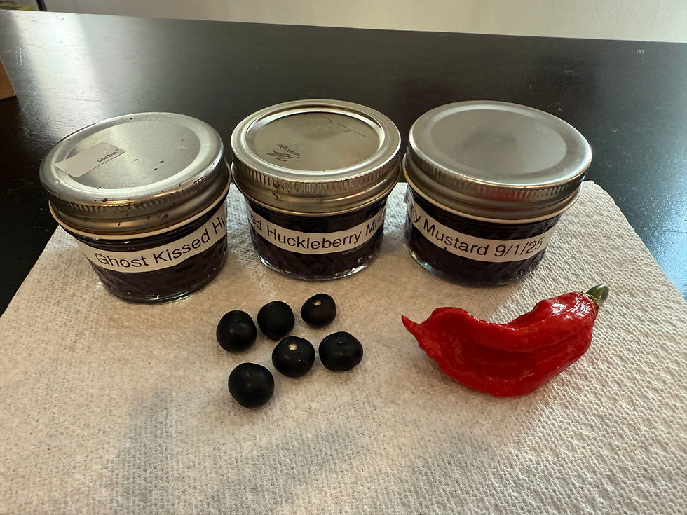 Ghost Kissed Huckleberry Mustard