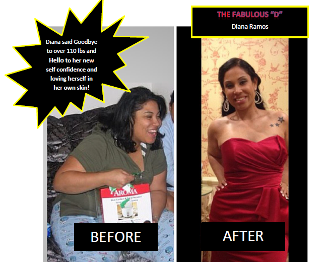 Diana Before & After