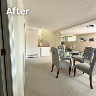 After a renovation in Calgary by West Era homes of a basement