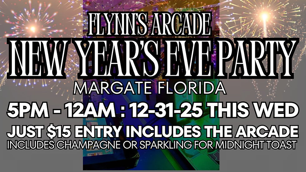 Press Start: 2026 | Annual New Year's Eve Party at Flynn's Arcade & More