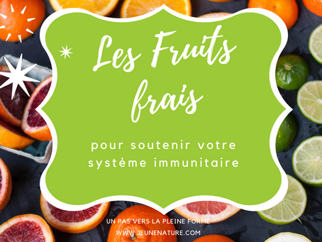 Les fruits frais- Sources de fibres