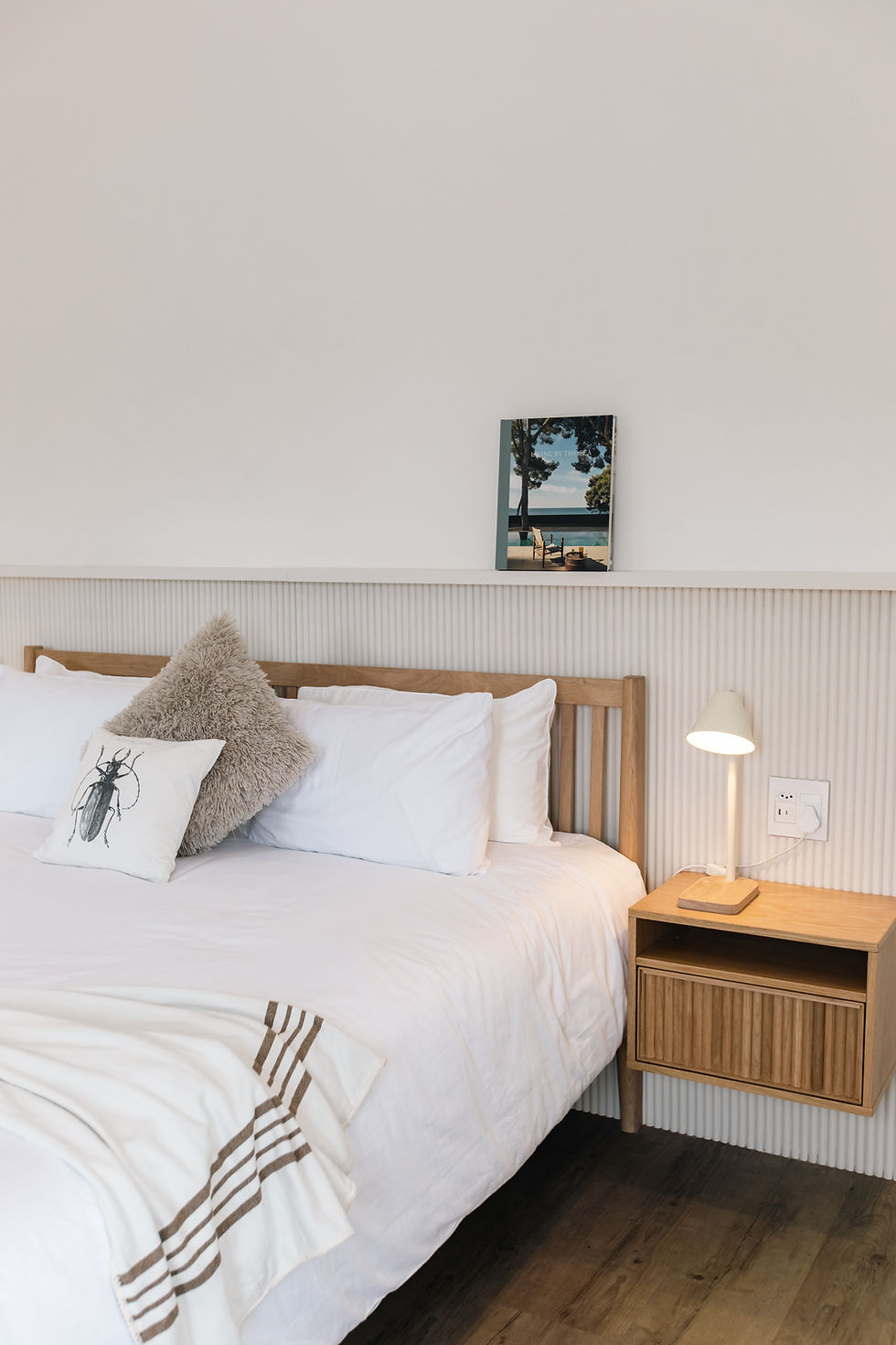Luxury master suite with custom cabinetry and minimalist design by My Place in Cape Town.