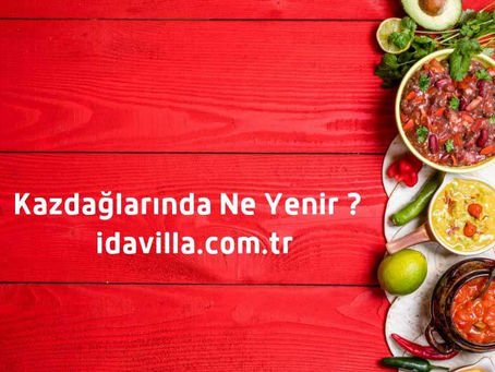 KAZDAĞLARI NE YENİR : KAZDAĞI MEŞHUR YEMEKLERİ