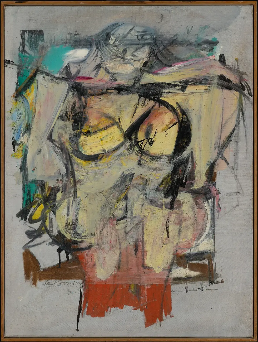 Willem de Kooning's Woman Ochre (1955)