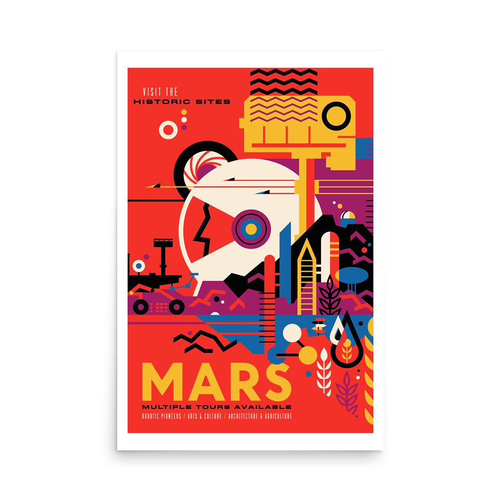 Thumbnail: VISIONS OF THE FUTURE, MARS - Poster