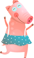 Cartoon Pig