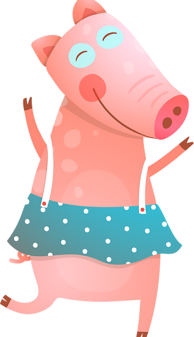 Karikatur-Schwein