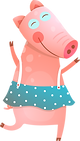 Cartoon Pig