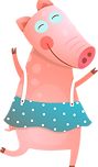 Cartoon Pig