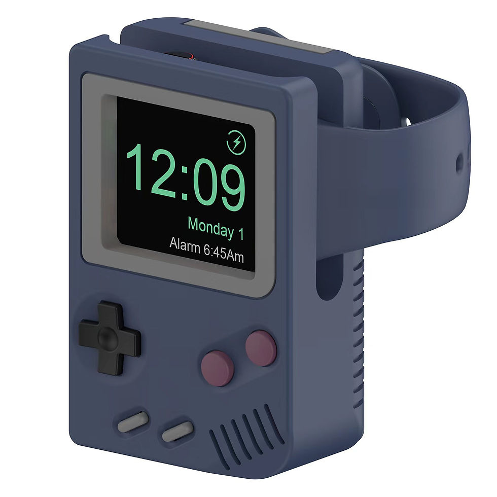 Thumbnail: Silicone Charging Stand for Apple Watch and Game Console