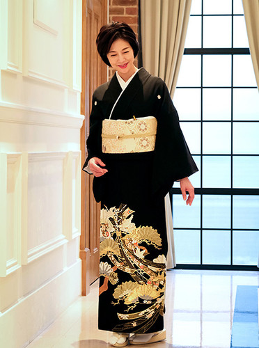 松に熨斗 黒留袖レンタル｜格式ある高級留袖｜結婚式 親族・母向け