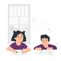 Kids Studying from Home-pana.png