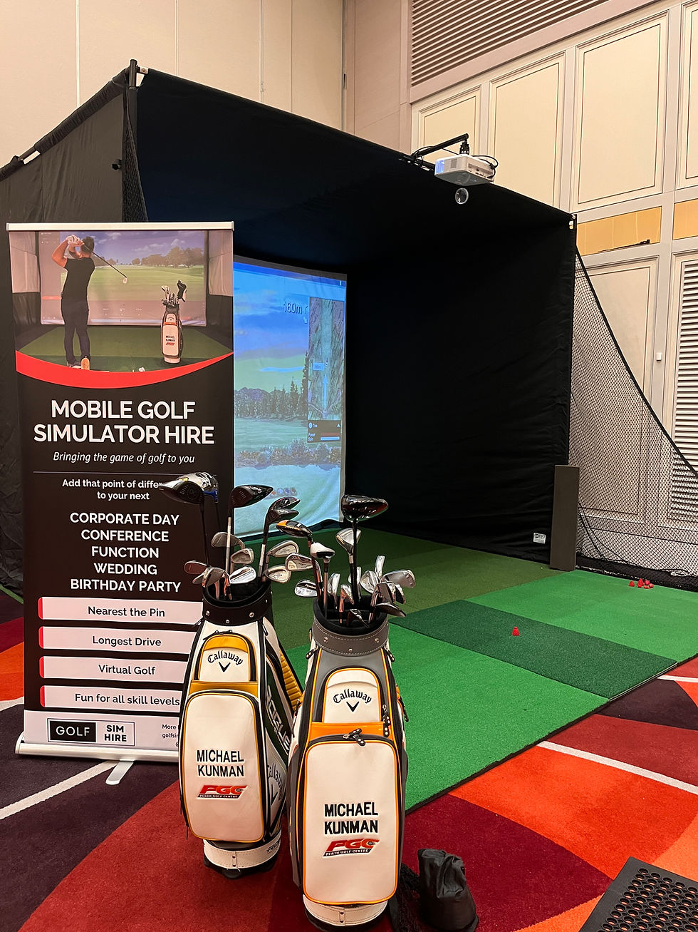 Golf Sim Rental at Crown Casino Event