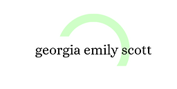'georgia emily scott' with green curved banner