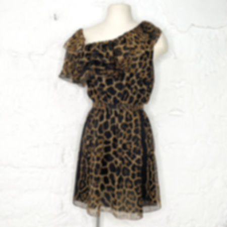 YVES SAINT LAURENT - Leopard dress