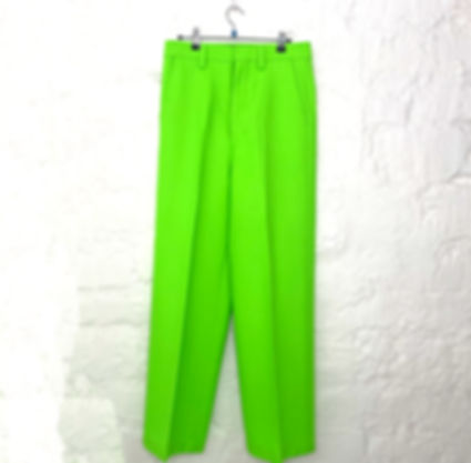 AMI -  Green pleated Pants