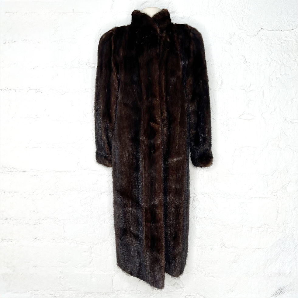 GUY LAROCHE - Long brown vison fur