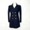 Thumbnail: CHANEL - Blue navy pull-on jacket