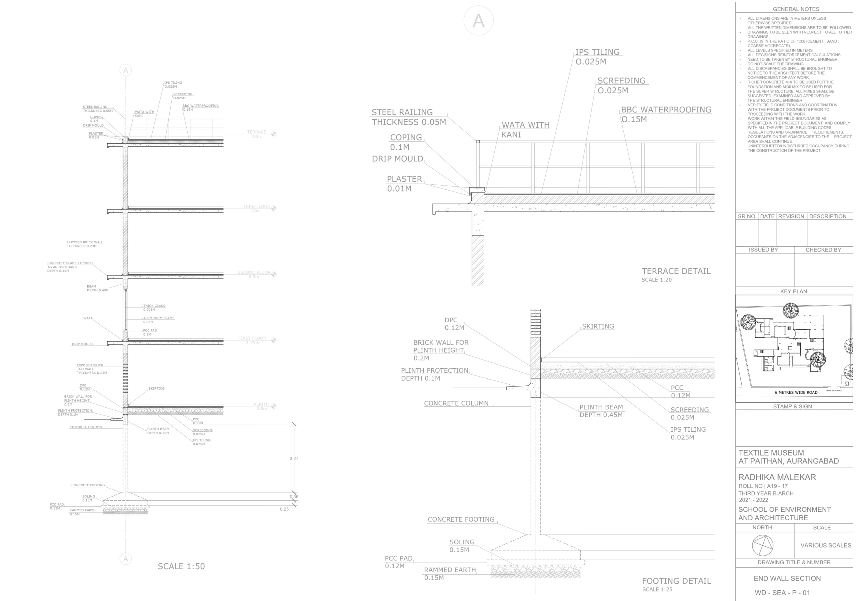 End Wall Section