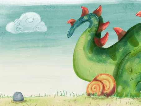 Dinosaurs roam the earth