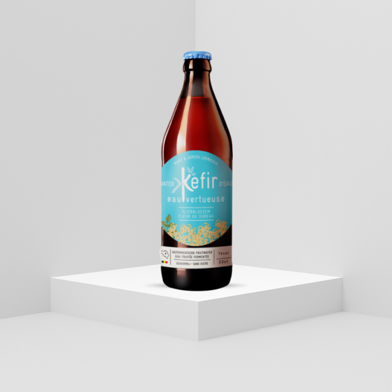 WATER KEFIR ELDERFLOWER — 330 ml