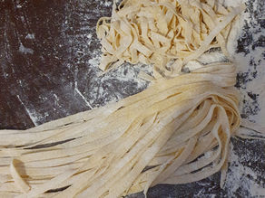 Χειροποίητα μακαρόνια.