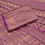 Thumbnail: WINE WOVEN BANARASI SILK SAREE