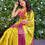 Thumbnail: Yellow & Pink Ethnic Zari Banarasi Saree