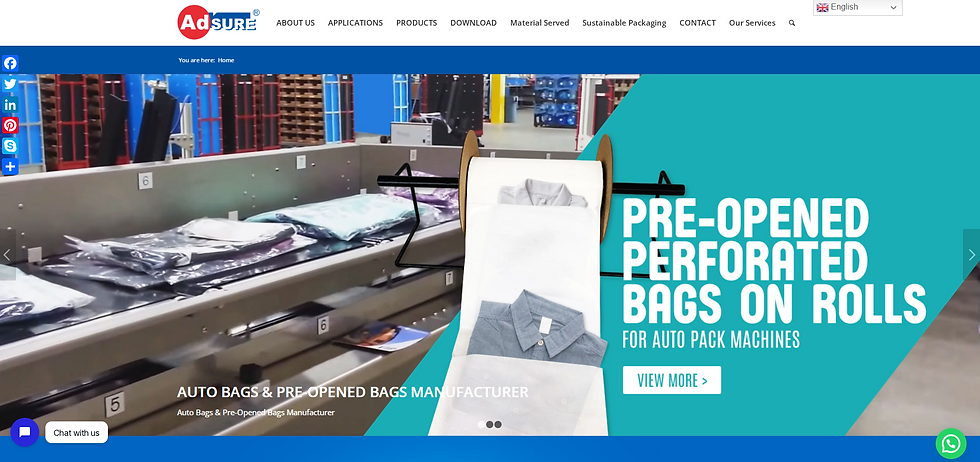 adsure packaging security bags and auto packaging bag rolls