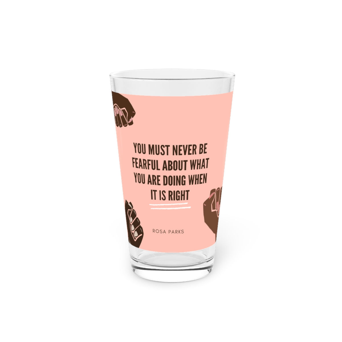 Rosa Parks - Pint Glass, 16oz