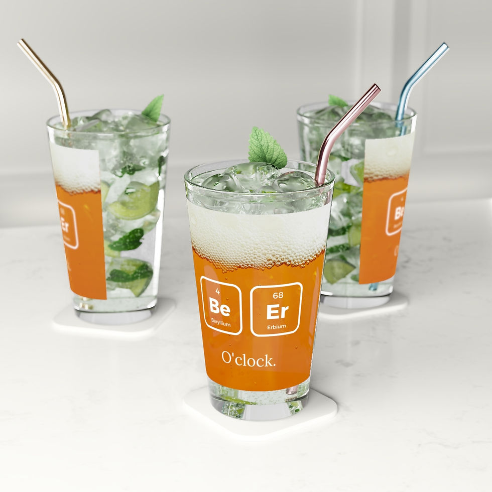 Thumbnail: Beer Elements Pint Glass, 16oz