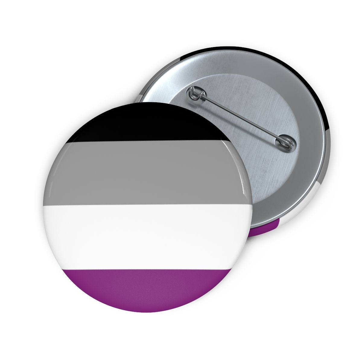 Asexual Flag Buttons