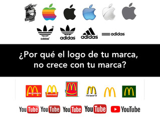 ¿Por qué el logo de tu marca no crece con tu marca?