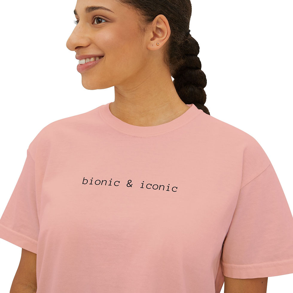 Thumbnail: Bionic & Iconic Boxy Tee (LEFT Curve)