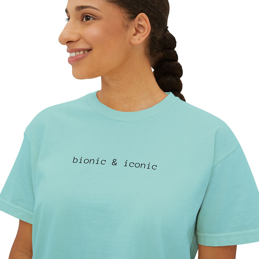 Thumbnail: Bionic & Iconic Boxy Tee (LEFT Curve)