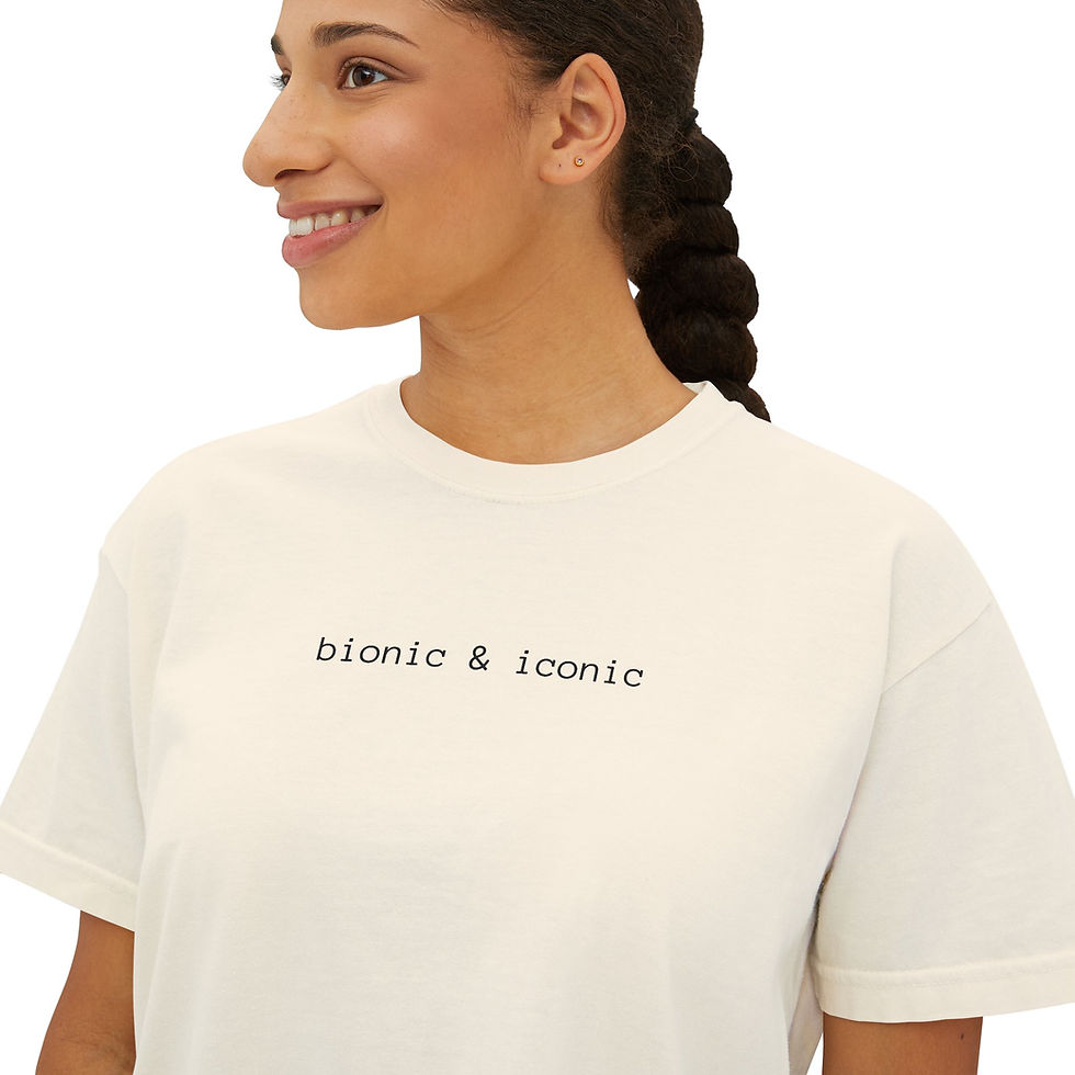 Thumbnail: Bionic & Iconic Boxy Tee (RIGHT Curve)