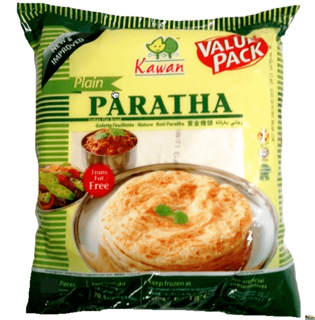 Kawan 黄香烙餅原味 Kawan Plain Paratha  25 pieces