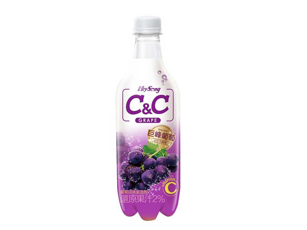 Thumbnail: 黑松 C&C 氣泡汽水葡萄口味 Hey Song C&C Grape Sparkling 500ml