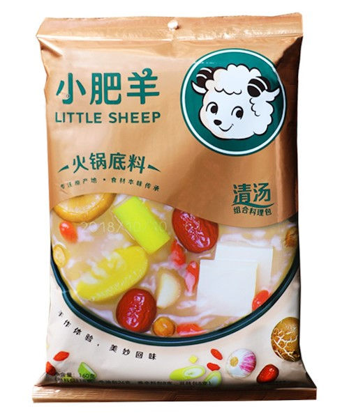 小肥羊清湯火鍋底料 Little Sheep Plain Hot Pot Soup Base 235g
