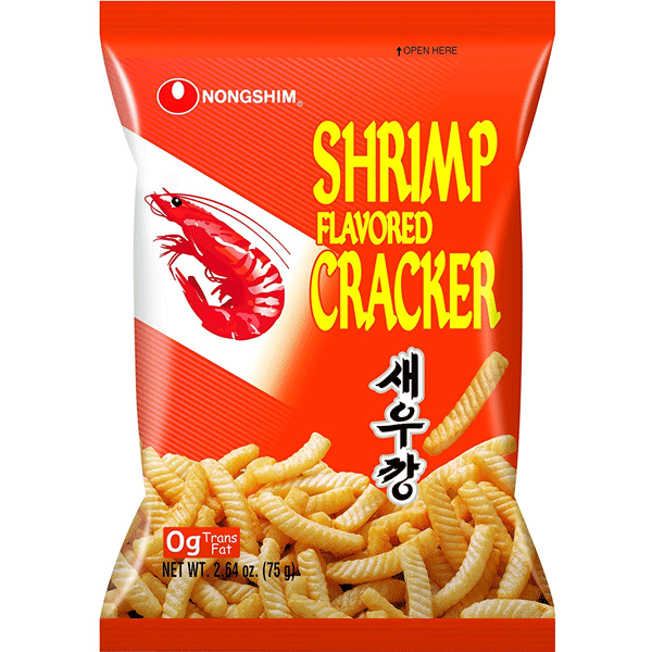 韓國農心原味鮮蝦條 Nongshim Shrimp Cracker 75g