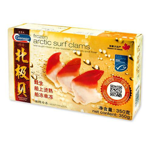 加拿大冷凍北極貝 Clearwater Frozen Arctic Surf Clams 350g