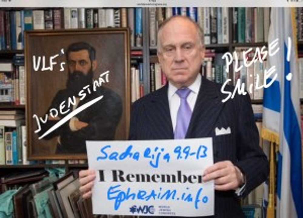Ronlad Lauder erinnert an Ulf Herzl