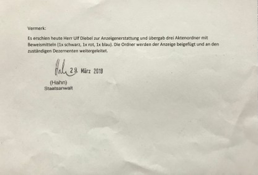Staatsanwalt Hahn