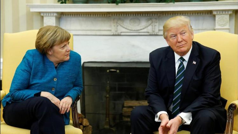 Angela Merkel und Donald Trump warten auf Ulf