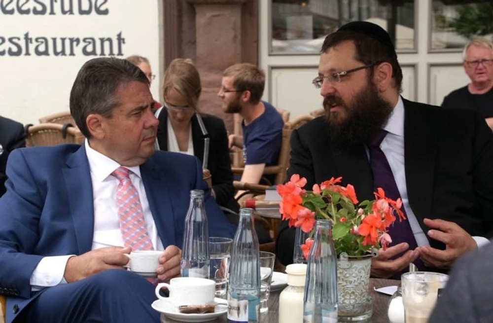 Yehuda Teichtal Sigmar Gabriel