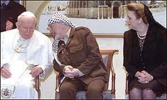 Papst und Arafat